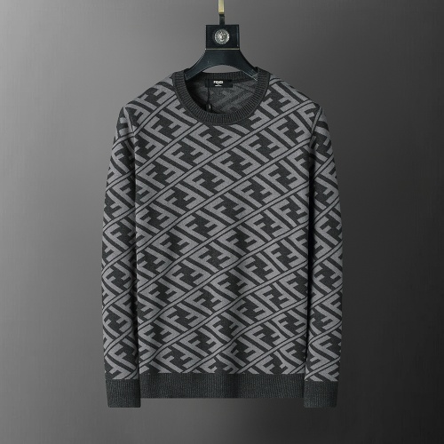 Fendi Sweaters Long Sleeved For Men #1260286 $38.00 USD, Wholesale Replica Fendi Sweaters