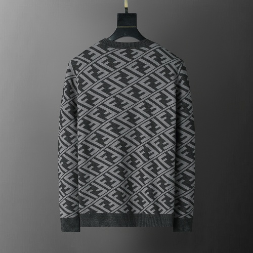 Replica Fendi Sweaters Long Sleeved For Men #1260286 $38.00 USD for Wholesale