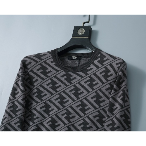 Replica Fendi Sweaters Long Sleeved For Men #1260286 $38.00 USD for Wholesale