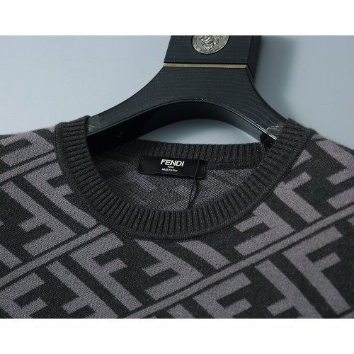 Replica Fendi Sweaters Long Sleeved For Men #1260286 $38.00 USD for Wholesale