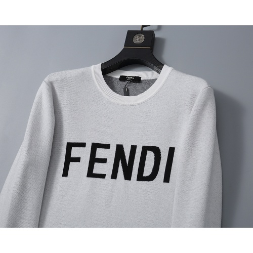 Replica Fendi Sweaters Long Sleeved For Men #1260290 $38.00 USD for Wholesale