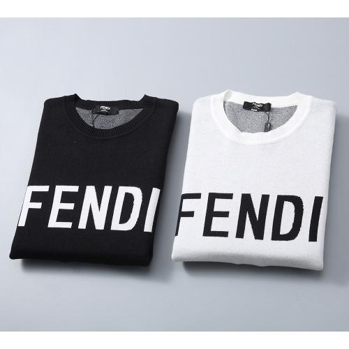 Replica Fendi Sweaters Long Sleeved For Men #1260290 $38.00 USD for Wholesale