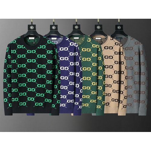 Replica Gucci Sweaters Long Sleeved For Men #1260298 $38.00 USD for Wholesale