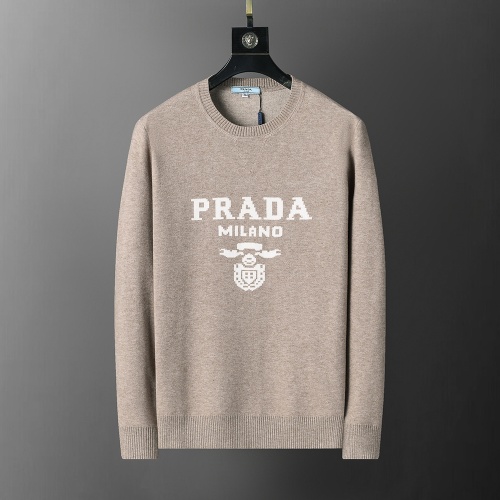 Prada Sweater Long Sleeved For Men #1260303 $38.00 USD, Wholesale Replica Prada Sweater