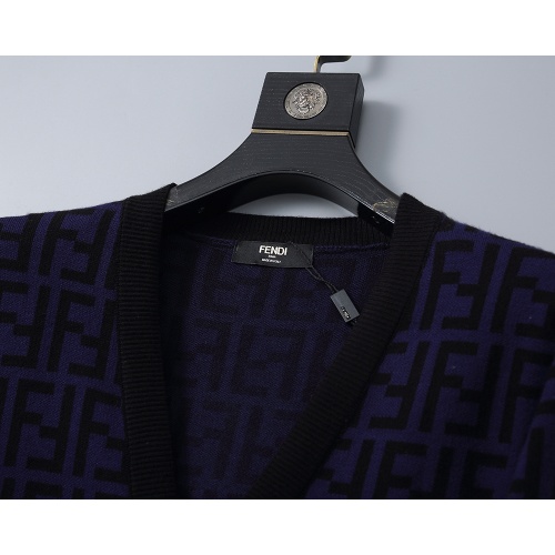 Replica Fendi Sweaters Long Sleeved For Men #1260307 $40.00 USD for Wholesale