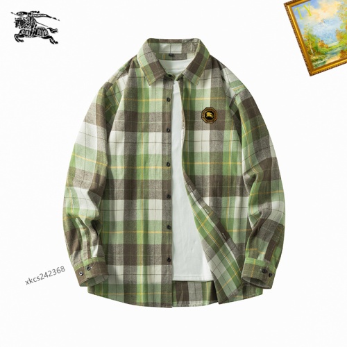 Burberry Shirts Long Sleeved For Men #1260312 $40.00 USD, Wholesale Replica Burberry Shirts