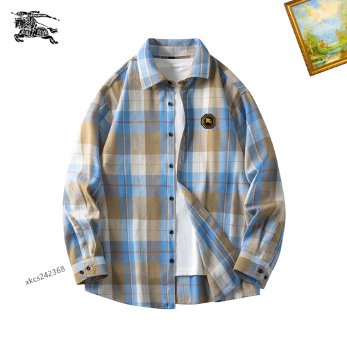 Burberry Shirts Long Sleeved For Men #1260313 $40.00 USD, Wholesale Replica Burberry Shirts