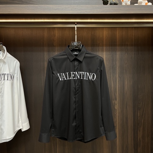 Valentino Shirts Long Sleeved For Men #1260320 $92.00 USD, Wholesale Replica Valentino Shirts