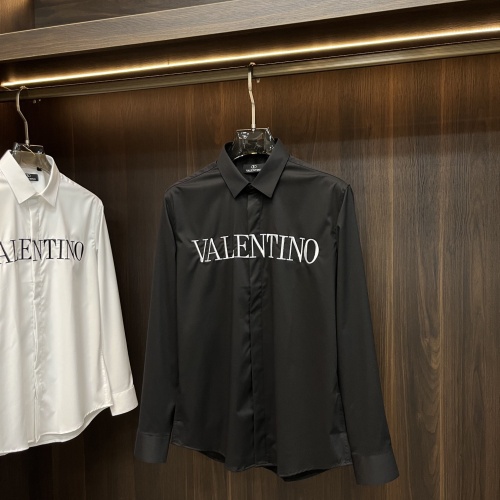 Replica Valentino Shirts Long Sleeved For Men #1260320 $92.00 USD for Wholesale