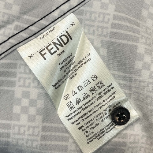 Replica Fendi Shirts Long Sleeved For Men #1260325 $96.00 USD for Wholesale