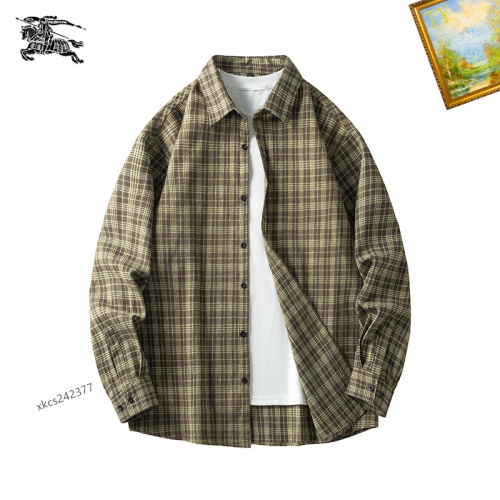 Burberry Shirts Long Sleeved For Men #1260328 $40.00 USD, Wholesale Replica Burberry Shirts