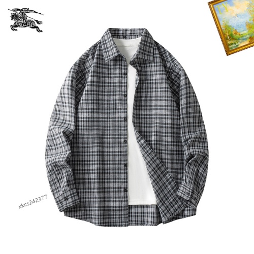 Burberry Shirts Long Sleeved For Men #1260329 $40.00 USD, Wholesale Replica Burberry Shirts