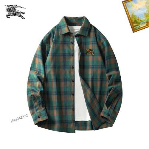 Burberry Shirts Long Sleeved For Men #1260332 $40.00 USD, Wholesale Replica Burberry Shirts