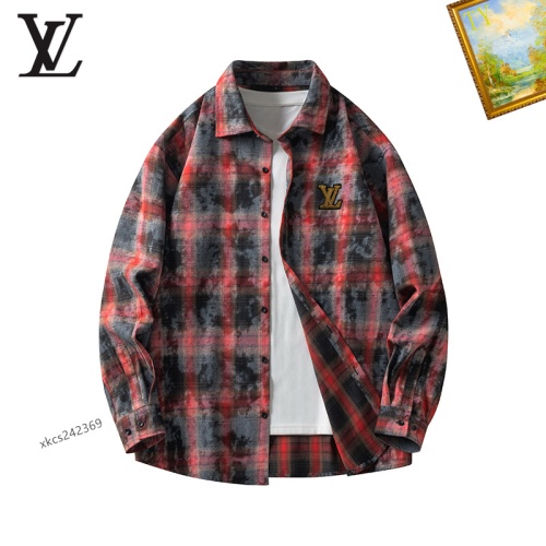 Louis Vuitton LV Shirts Long Sleeved For Men #1260338 $40.00 USD, Wholesale Replica Louis Vuitton LV Shirts