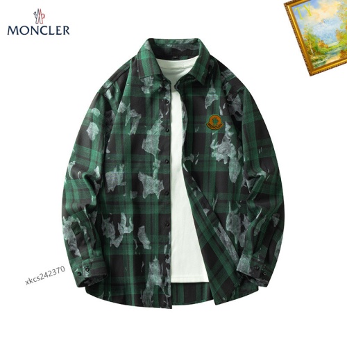 Moncler Shirts Long Sleeved For Men #1260342 $40.00 USD, Wholesale Replica Moncler Shirts