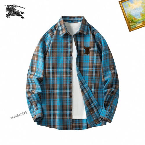 Burberry Shirts Long Sleeved For Men #1260348 $40.00 USD, Wholesale Replica Burberry Shirts