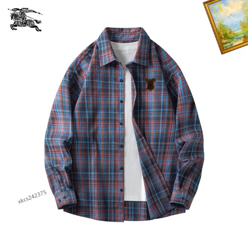 Burberry Shirts Long Sleeved For Men #1260349 $40.00 USD, Wholesale Replica Burberry Shirts