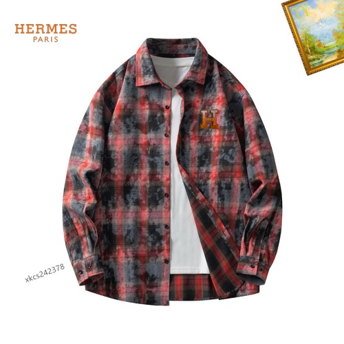 Hermes Shirts Long Sleeved For Men #1260353 $40.00 USD, Wholesale Replica Hermes Shirts