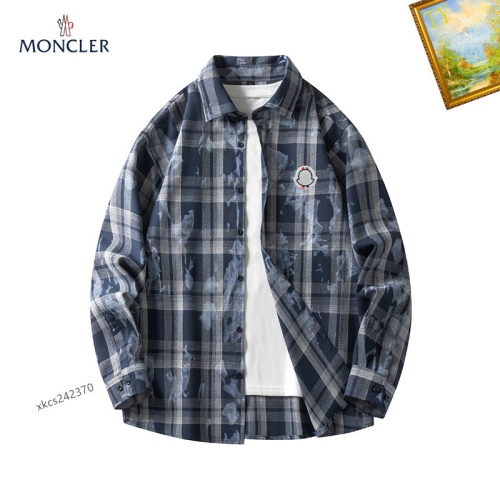 Moncler Shirts Long Sleeved For Men #1260358 $40.00 USD, Wholesale Replica Moncler Shirts