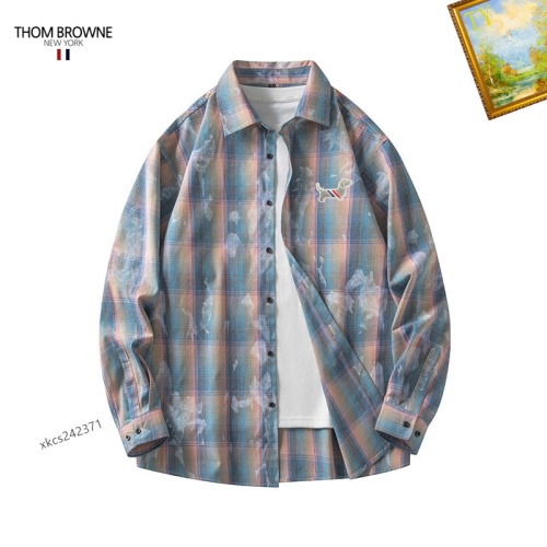 Thom Browne TB Shirts Long Sleeved For Men #1260359 $40.00 USD, Wholesale Replica Thom Browne TB Shirts