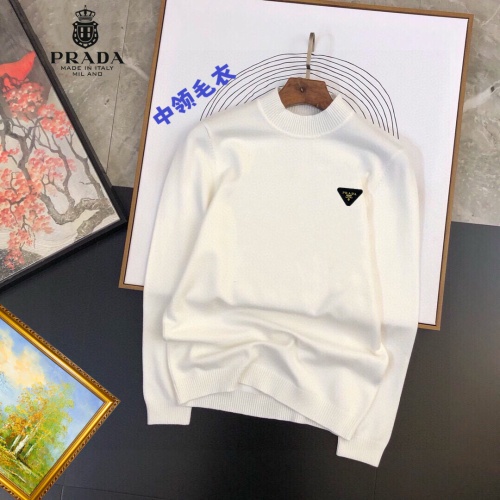 Prada Sweater Long Sleeved For Men #1260377 $42.00 USD, Wholesale Replica Prada Sweater