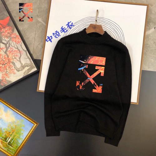 Off-White Sweaters Long Sleeved For Men #1260403 $42.00 USD, Wholesale Replica Off-White Sweaters