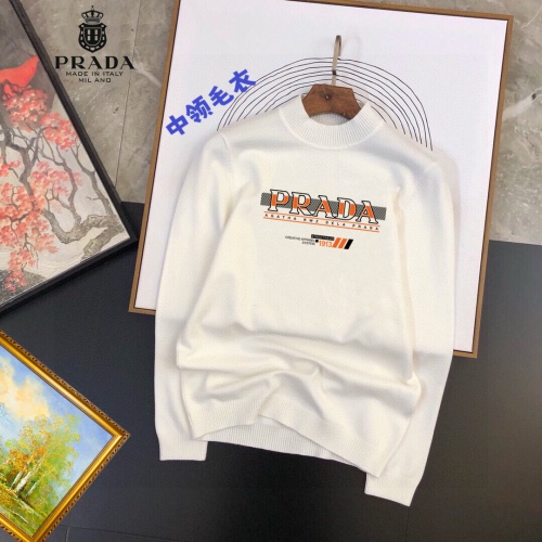 Prada Sweater Long Sleeved For Men #1260410 $42.00 USD, Wholesale Replica Prada Sweater