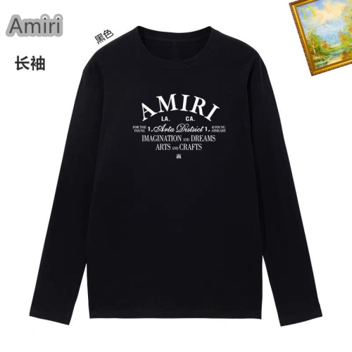 Amiri T-Shirts Long Sleeved For Unisex #1260417 $34.00 USD, Wholesale Replica Amiri T-Shirts