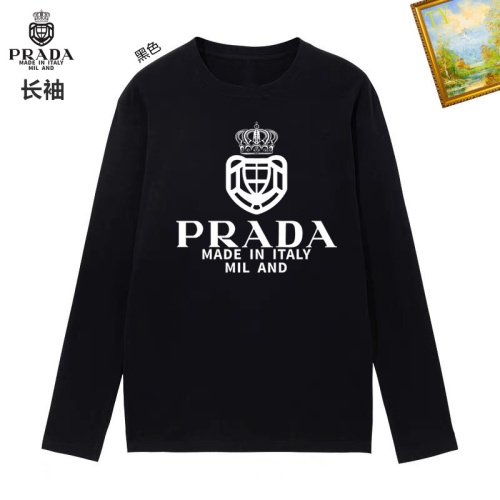 Prada T-Shirts Long Sleeved For Unisex #1260425 $34.00 USD, Wholesale Replica Prada T-Shirts