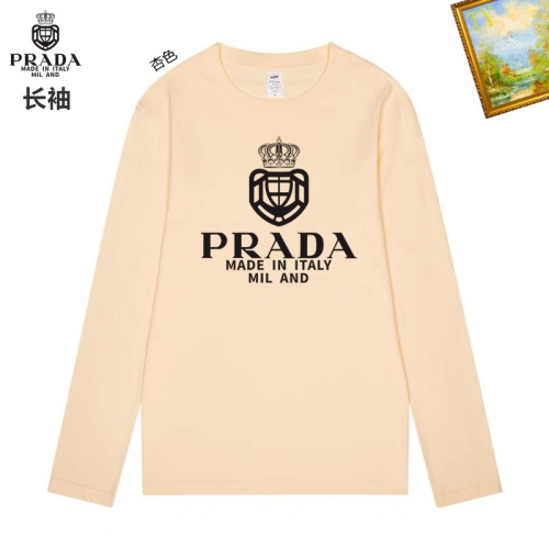 Prada T-Shirts Long Sleeved For Unisex #1260426 $34.00 USD, Wholesale Replica Prada T-Shirts