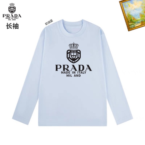 Prada T-Shirts Long Sleeved For Unisex #1260427 $34.00 USD, Wholesale Replica Prada T-Shirts