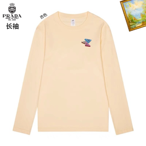 Prada T-Shirts Long Sleeved For Unisex #1260438 $34.00 USD, Wholesale Replica Prada T-Shirts