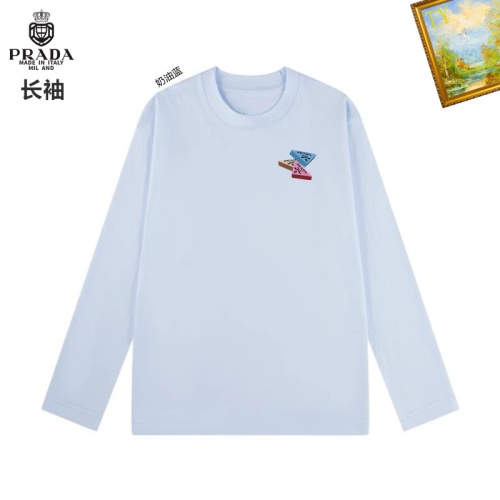 Prada T-Shirts Long Sleeved For Unisex #1260439 $34.00 USD, Wholesale Replica Prada T-Shirts