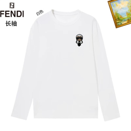 Fendi T-Shirts Long Sleeved For Unisex #1260440 $34.00 USD, Wholesale Replica Fendi T-Shirts