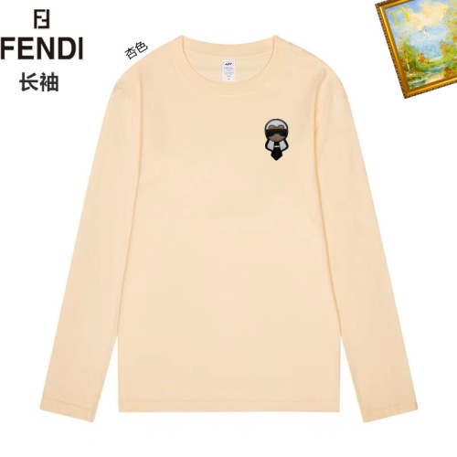 Fendi T-Shirts Long Sleeved For Unisex #1260442 $34.00 USD, Wholesale Replica Fendi T-Shirts