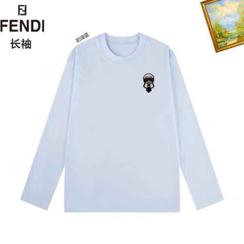 Fendi T-Shirts Long Sleeved For Unisex #1260443 $34.00 USD, Wholesale Replica Fendi T-Shirts