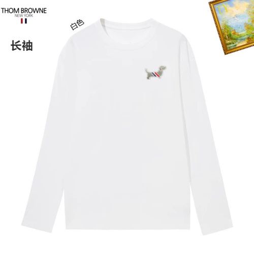 Thom Browne TB T-Shirts Long Sleeved For Unisex #1260444 $34.00 USD, Wholesale Replica Thom Browne TB T-Shirts