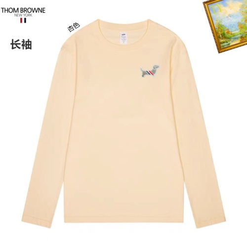 Thom Browne TB T-Shirts Long Sleeved For Unisex #1260446 $34.00 USD, Wholesale Replica Thom Browne TB T-Shirts