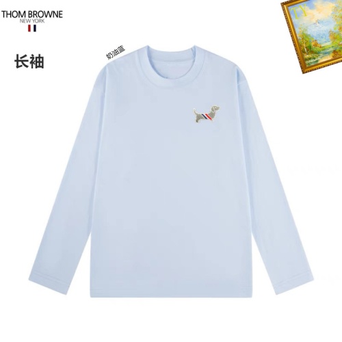 Thom Browne TB T-Shirts Long Sleeved For Unisex #1260447 $34.00 USD, Wholesale Replica Thom Browne TB T-Shirts