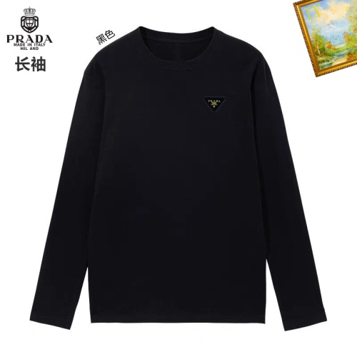 Prada T-Shirts Long Sleeved For Unisex #1260451 $34.00 USD, Wholesale Replica Prada T-Shirts