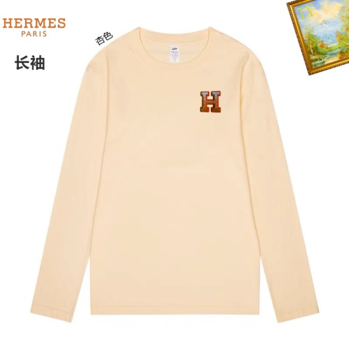 Hermes T-Shirts Long Sleeved For Unisex #1260462 $34.00 USD, Wholesale Replica Hermes T-Shirts