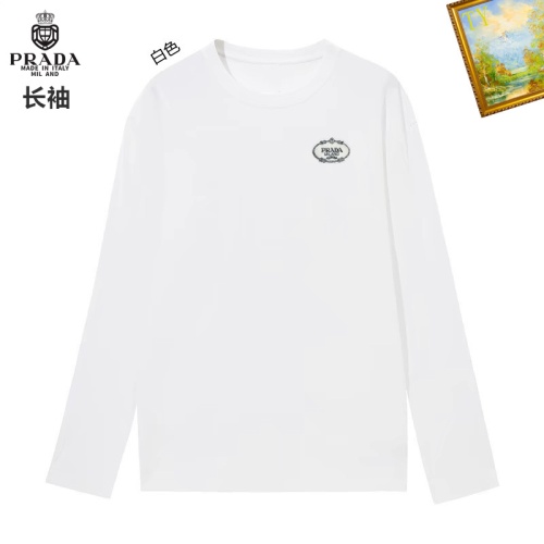 Prada T-Shirts Long Sleeved For Unisex #1260464 $34.00 USD, Wholesale Replica Prada T-Shirts