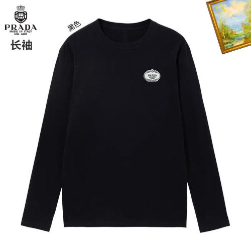 Prada T-Shirts Long Sleeved For Unisex #1260465 $34.00 USD, Wholesale Replica Prada T-Shirts