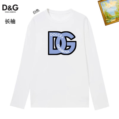 Dolce &amp; Gabbana D&amp;G T-Shirts Long Sleeved For Unisex #1260468 $34.00 USD, Wholesale Replica Dolce &amp; Gabbana D&amp;G T-Shirts