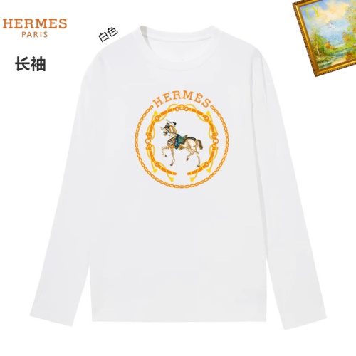 Hermes T-Shirts Long Sleeved For Unisex #1260476 $34.00 USD, Wholesale Replica Hermes T-Shirts