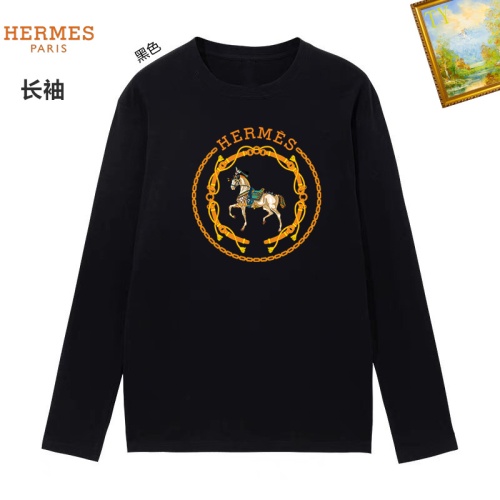 Hermes T-Shirts Long Sleeved For Unisex #1260477 $34.00 USD, Wholesale Replica Hermes T-Shirts