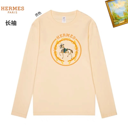 Hermes T-Shirts Long Sleeved For Unisex #1260478 $34.00 USD, Wholesale Replica Hermes T-Shirts