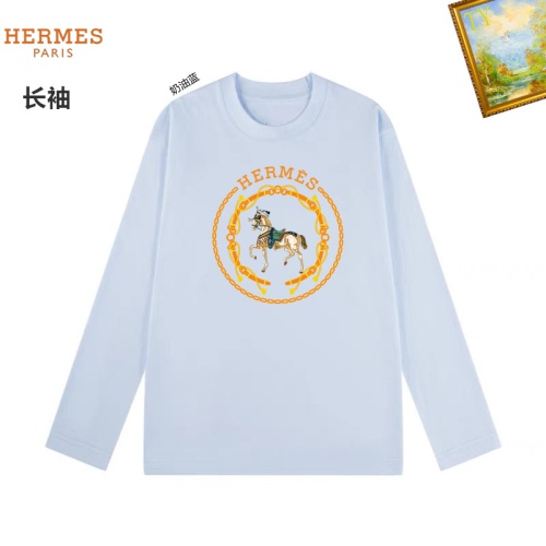 Hermes T-Shirts Long Sleeved For Unisex #1260479 $34.00 USD, Wholesale Replica Hermes T-Shirts