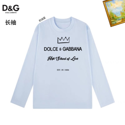 Dolce &amp; Gabbana D&amp;G T-Shirts Long Sleeved For Unisex #1260488 $34.00 USD, Wholesale Replica Dolce &amp; Gabbana D&amp;G T-Shirts