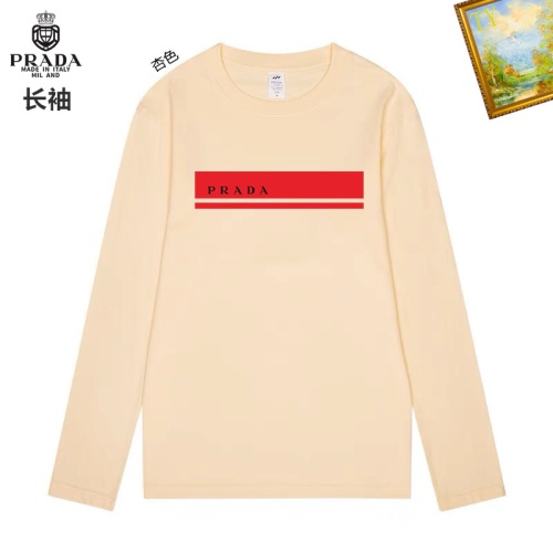 Prada T-Shirts Long Sleeved For Unisex #1260495 $34.00 USD, Wholesale Replica Prada T-Shirts